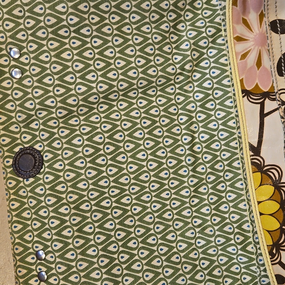 Fossil Key-Per Stylish Floral Patterned Shoulder/Messenger/Briefcase Bag - Picture 9 of 13